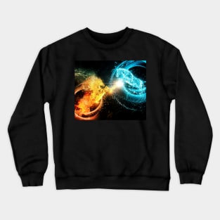 Fire and water horses Crewneck Sweatshirt